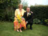 Tim & Diana in the garden